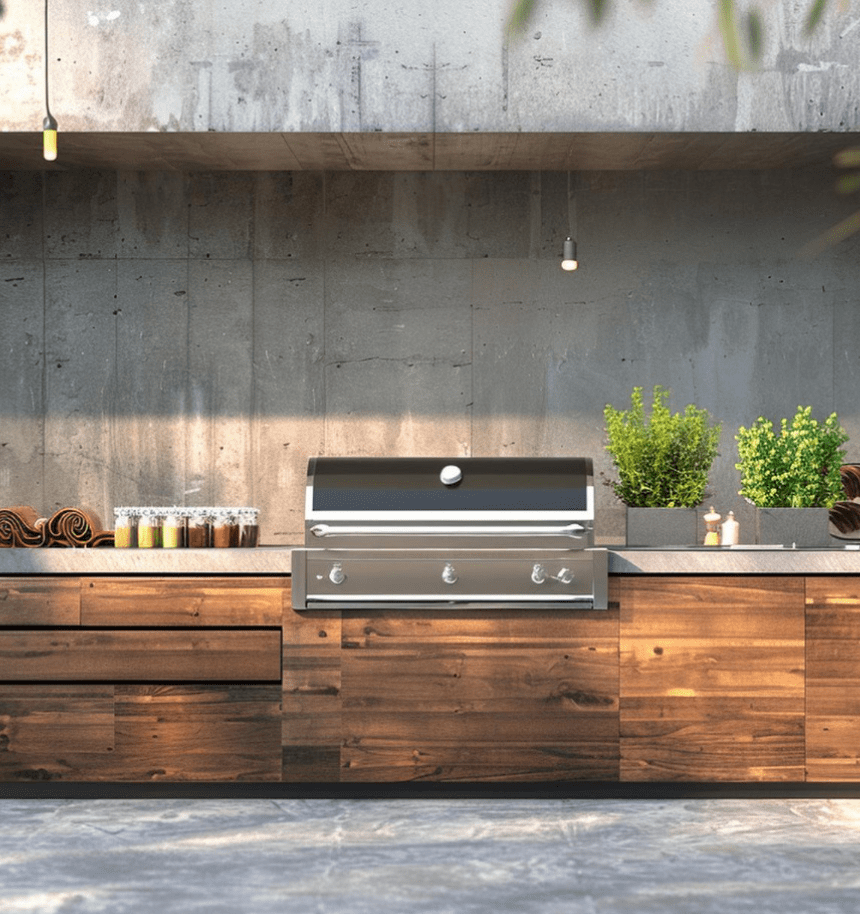 Outdoor Cabinets in Brick Design Services