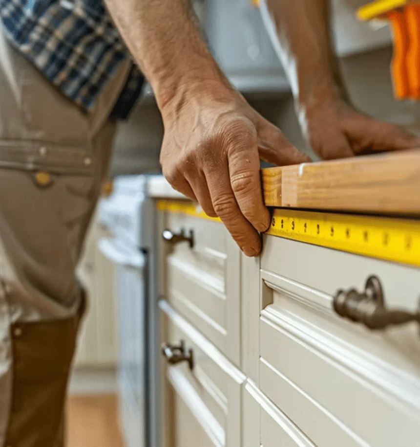 Cabinet Installation in Brick Layout Services